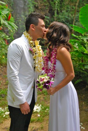Plumeria and orchid leis