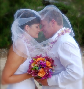 Kauai Wedding Couple in Love